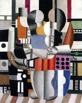 Three Figures Artwork by Fernand Léger