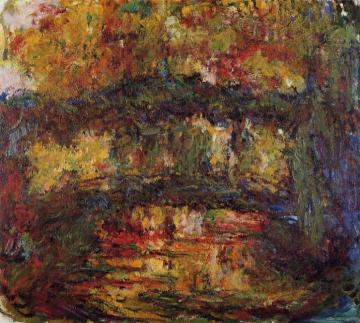 The Japanese Bridge Artwork by Claude Oscar Monet