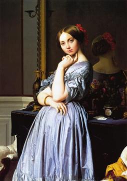 Vicomtesse Louise-Albertine d'Hausonville Artwork by Jean Auguste Dominique Ingres
