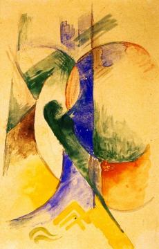 Abstract Composition Artwork by Franz Marc