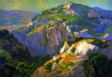 Canyon Green Artwork by Franz Bischoff