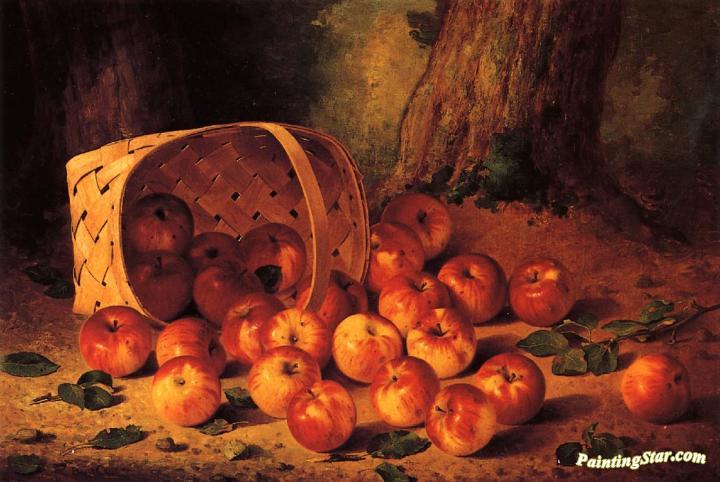 Basket of Apples Artwork by Bryant Chapin