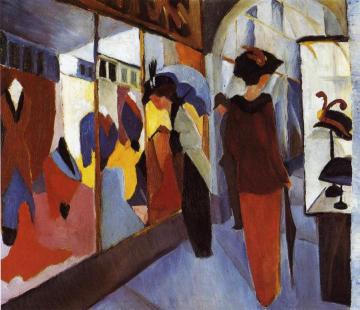 Fashion Shop Artwork by August Macke