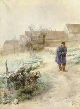 November Artwork by Carl Larsson