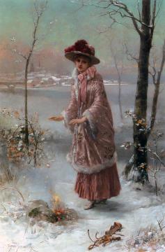 Winter Artwork by Emile Eisman-Semenowsky