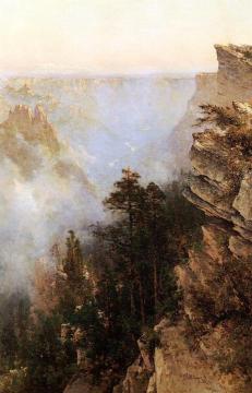 Yosemite Canyon Artwork by Thomas Hill