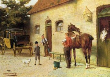 The Heir Artwork by George Goodwin Kilburne