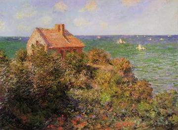 Fisherman's Cottage At Varengeville Artwork by Claude Oscar Monet