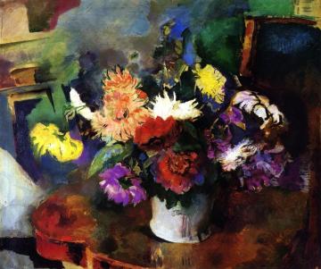 Floral Arrangement Artwork by Arthur B. Carles