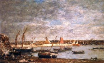 Cameret, the Port Artwork by Eugène-Louis Boudin