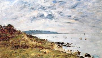 The Shore at Benerville Artwork by Eugène-Louis Boudin