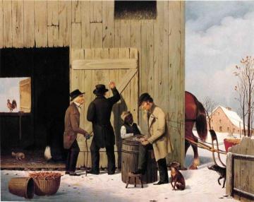 Settling a Bill Artwork by George Henry Durrie