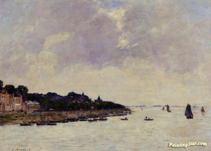 Saint-Valery-sur-Somme Artwork by Eugène-Louis Boudin