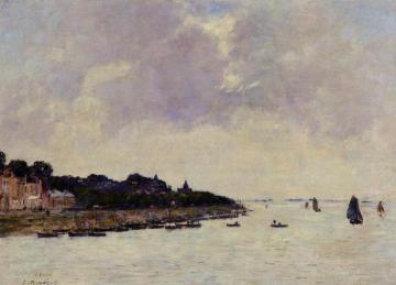 Saint-Valery-sur-Somme Artwork by Eugène-Louis Boudin