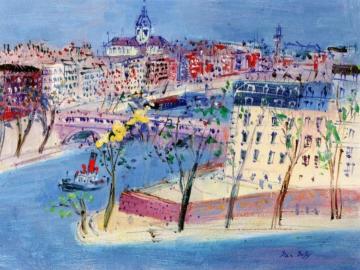 Ile Saint-louis Artwork by Jean Dufy