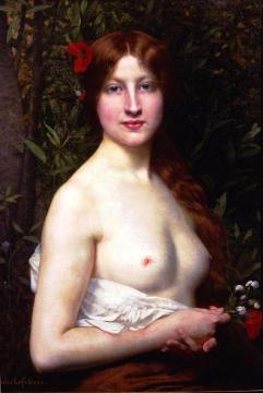 Fleurs Des Champs Artwork by Jules Joseph Lefebvre
