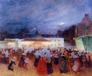 Carnival at Night Artwork by Ferdinand du Puigaudeau