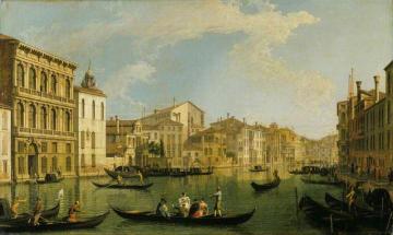 The Grand Canal from the Palazzo Flangini Artwork by Giovanni Antonio Canal