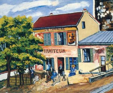 The House of Mimi Pinson, Montmartre Artwork by Elisée Maclet