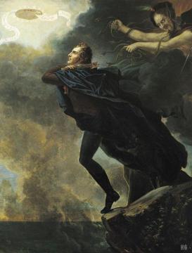 The Baron Rushing Into Eternity Artwork by Jacques-Charles Bordier du Bignon