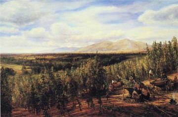 The Hop Gardens Artwork by George Vicat Cole