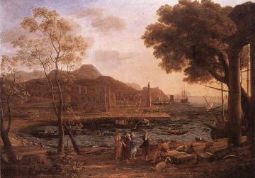 Harbour Scene with Grieving Heliades Artwork by Claude Lorrain