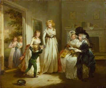 A Visit to the Boarding School Artwork by George Morland