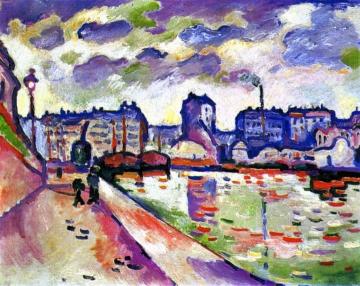 The Saint-Martin Canal Artwork by Georges Braque