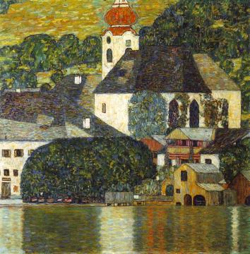 Church In Unterach On The Attersee Artwork by Gustav Klimt
