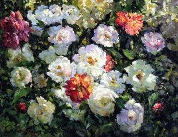 Peonies Artwork by Abbott Fuller Graves