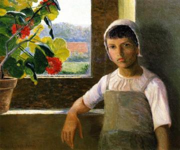 La Petite Angele, II Artwork by Lilla Cabot Perry