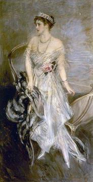 Mrs. Leeds, later Princess Anastasia of Greece (and Denmark) Artwork by Giovanni Boldini