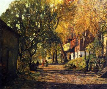 A Lane in New Hope Artwork by Rae Sloan Bredin