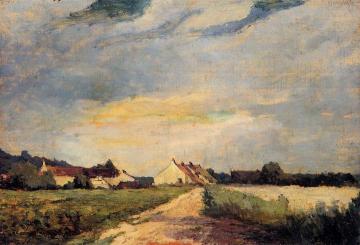 Landscape with Houses Artwork by Albert Lebourg