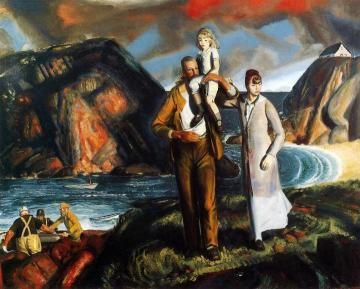 Fisherman's Family Artwork by George Wesley Bellows