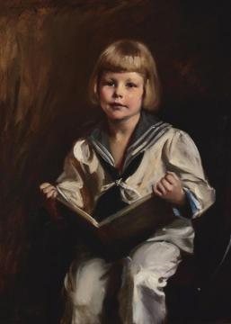 Portrait of Master John L. Lawrence, Jr. Artwork by Irving R. Wiles