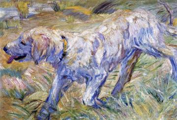 Siberian Dog Artwork by Franz Marc