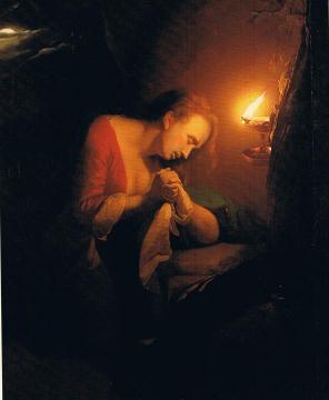 Penitent Mary Magdalene Artwork by Godfried Schalcken