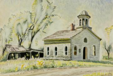 Church North Of East Otto Artwork by Charles Burchfield