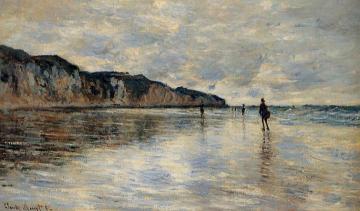 Low Tide At Pourville Artwork by Claude Oscar Monet