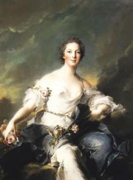 Portrait Of Angélique D'allonville De Louville Artwork by Jean-Marc Nattier
