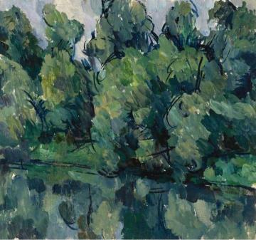 Trees by a Lake Artwork by Pyotr Konchalovsky
