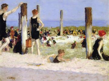In the Dog Days Artwork by Edward Potthast