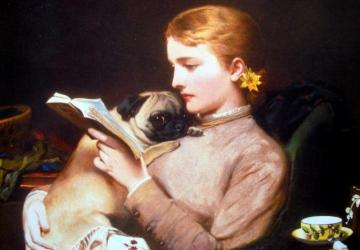 Blond And Brunette Artwork by Charles Burton Barber