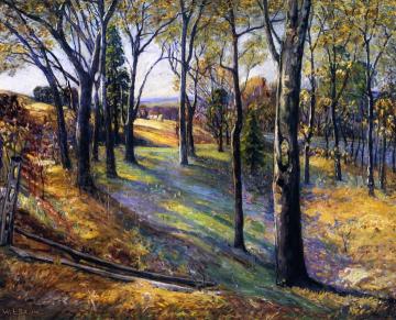 Autumn Trees Artwork by Walter Emerson Baum