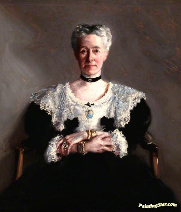 Miss Grace Chalmers Wood Artwork by Francis Campbell Boileau Cadell
