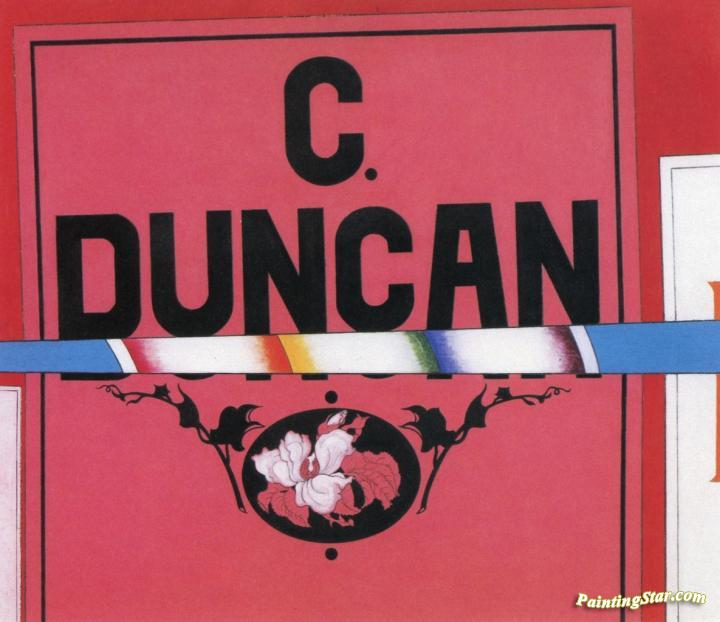 Poster Portrait: Duncan Artwork by Charles Demuth
