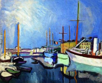 The Port of Le Havre Artwork by Raoul Dufy