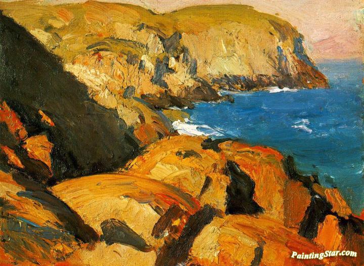 Blackhead, Monhegan Artwork by Edward Hopper