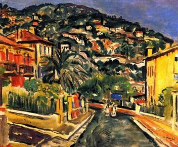 Street Scene in Venice Artwork by George Leslie Hunter